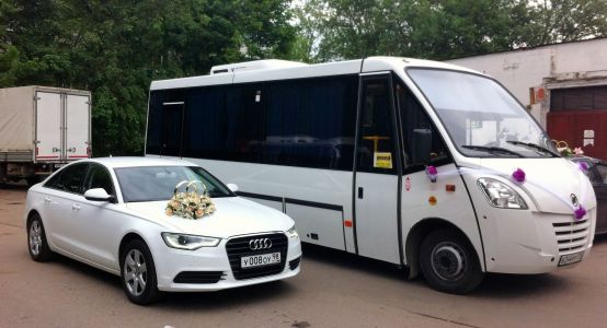 заказ автобуса 30 мест на свадьбу
